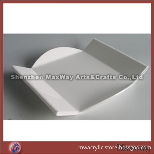 White Bending Acrylic Cocktail Trays for Promotion